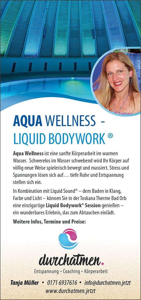 Durchatmen Flyer Aqua Wellness Seite 2
